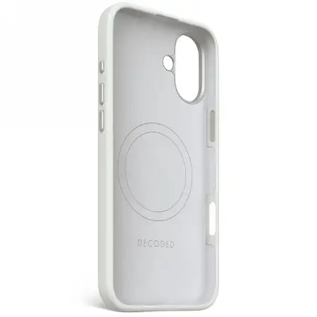 Decoded AntiMicrobial Silicone Backcover with MagSafe for iPhone 16 Plus - Gray Фото num