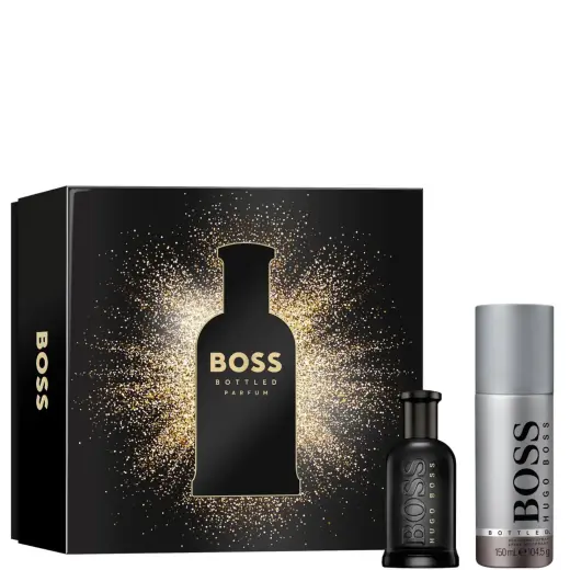 Set Hugo Boss: Boss Bottled, Parfum, For Men, 50 ml + Boss Bottled, Deodorant Spray, For Men, 150 ml Foto 1