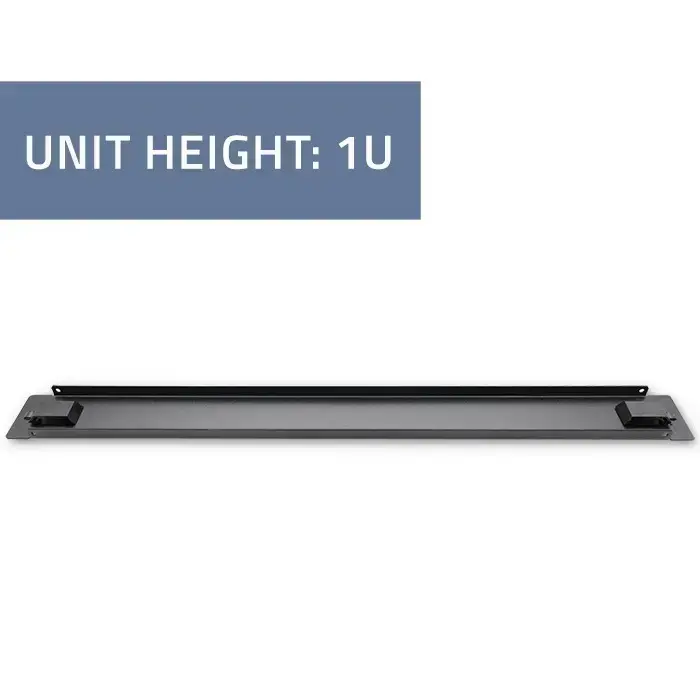 Qoltec Solid steel blanking panel for 19" RACK cabinets | 1U Foto 4