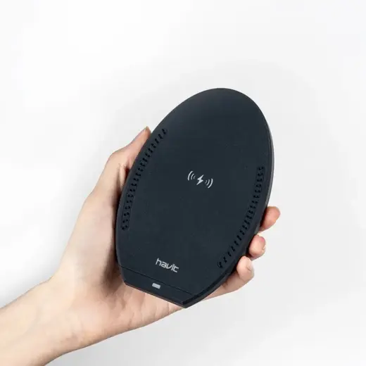 HAVIT wireless charger W3005 2w1 10W black Фото num