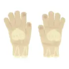 Gloves for touch screens LOVE BEIGE Photo