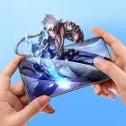 Tempered glass to iPhone 13 / 13 PRO / 14 / 16e (SE 4 2025) Hoco HD Anti-static 25 pcs G10 Foto 7