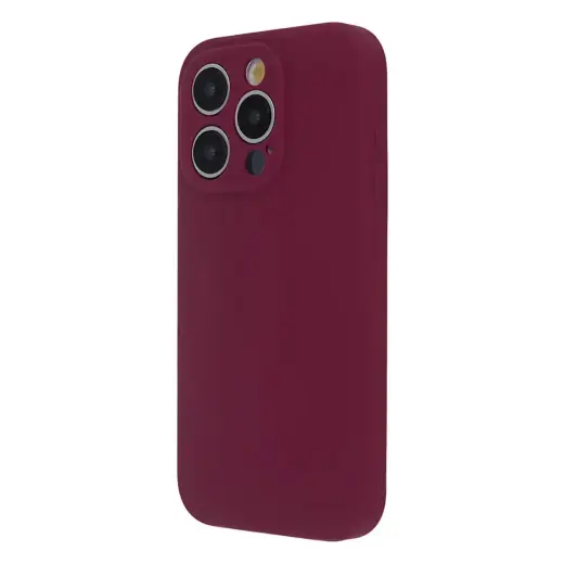 Soft Touch Mag maciņš ar MagSafe atbalstu telefonam iPhone 12 sarkans