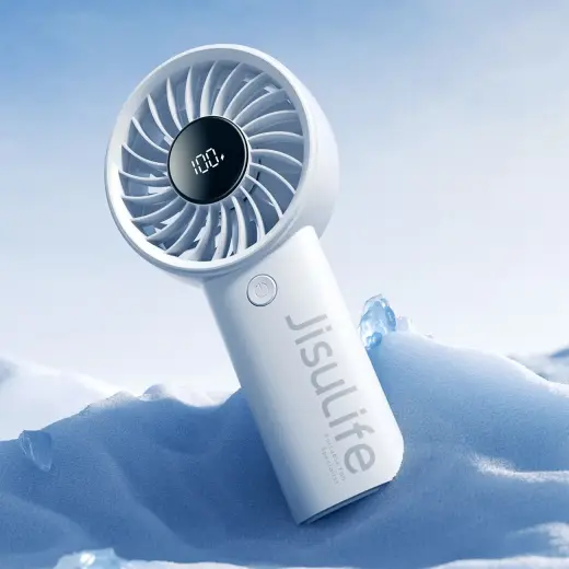 Jisulife Handheld Fan Life4 3600mAh Portable USB Fan - Gray Foto 4