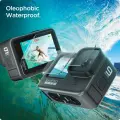 SPIGEN GLAS.TR SLIM RŪDĪTS STIKLS + PLĒVE 2 KOMPLEKTIEM GOPRO HERO 9 | 10 | 11 | 12 CAURSPĪDĪGS Foto 6