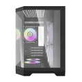 Darflash FT350 computer case + 5 aRGB fans (black) — Foto 6