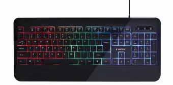 Gembird Slim "Rainbow" Black Фото num