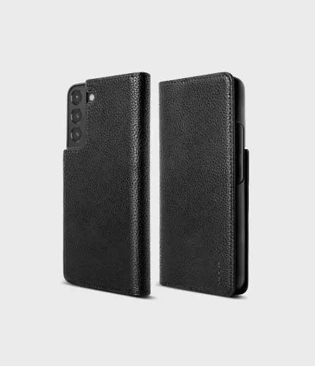 Ringke Folio Signature Flip Leather Case for Samsung Galaxy S22 + (S22 Plus) Black (FSS118R262) Photo