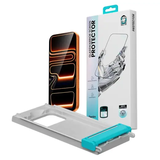 Benks Tempered glass Glass Warrior 2.0 AR-EZFita for Iphone 17|16 Pro Foto 14