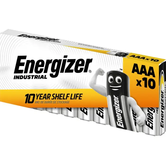 Sārmu baterija LR03 (AAA) EN92 1.5V 1200mAh Industrial Energizer 10 gab. blisterī