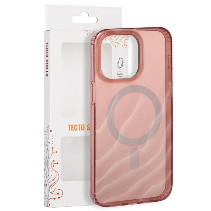 Tecto Shield Desert Mag case for iPhone 15 Pro Max 6,7" terracota