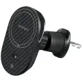 Car mount with wireless charger PITAKA MagEZ Pro 2 Qi2 15W NFC MagSafe black grey Foto 1