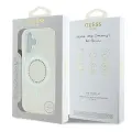 Guess GUHMP16MPFTDTEH iPhone 16 Plus 6.7" white hardcase IML Rhinestones MagSafe Foto 8