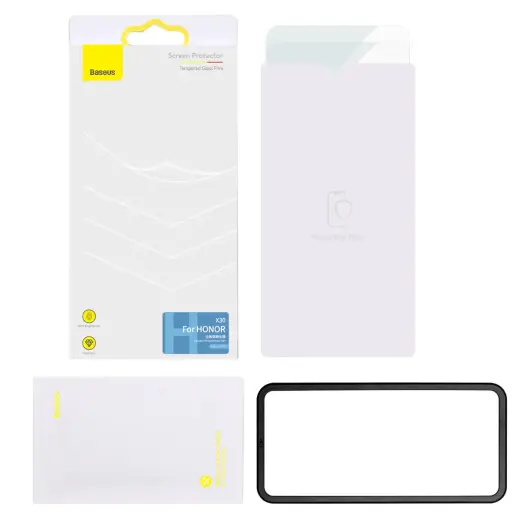 Baseus tempered glass HONOR X30 0.3mm clear (2pcs)(SGBL024302) Photo