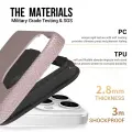 Vmax Triangle case for iPhone 16 Plus 6,7" rose gold Photo