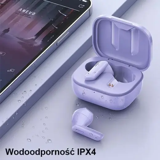Słuchawki Bluetooth 5.1 T36 TWS Fioletowe Foto 4
