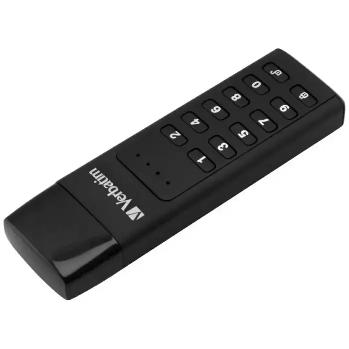 External drive Verbatim Keypad Secure USB-C 3.2 Gen 1 128GB black 49432
