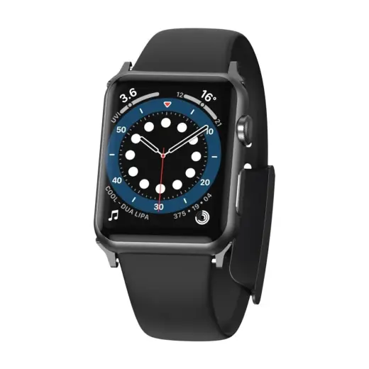 Baseus Slip-Thru strap band bracelet for Apple Watch 3|4|5|6|SE 38mm|40mm black (LBWSE-01) Фото num