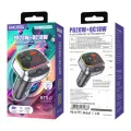 KAKUSIGA KSC-1066 автомобильный FM-трансмиттер QC 3.0 | 18 Вт | USB Flash | Bluetooth 5.0 черный Фото num