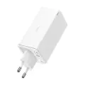 Wall charger Baseus GaN6 Pro 2xUSB-C + 2xUSB, 100W (white) Foto 1