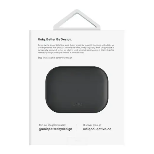 UNIQ Lino Case AirPods Pro 2 gen Silicone ash grey Foto 6