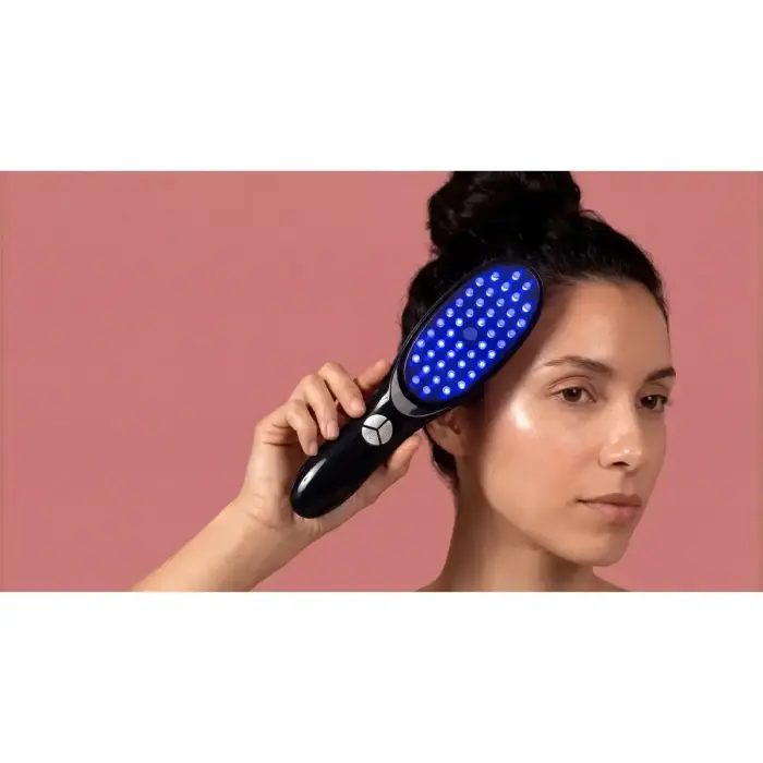 Marielle head massage brush with steam and light function MSMPS black Foto 6