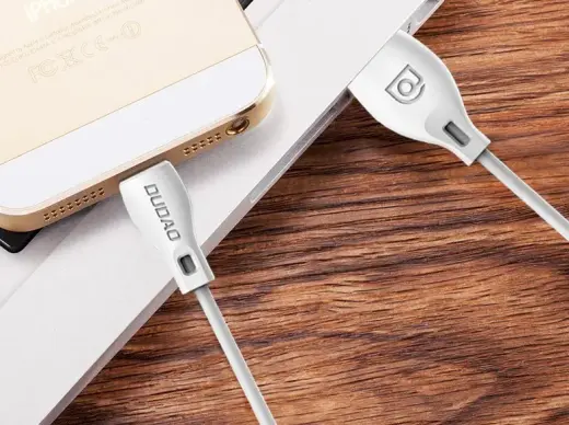 Dudao micro USB data charging cable 2.4A 1m white (L4M 1m white) Photo