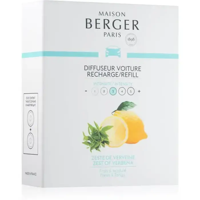 Maison Berger Paris Zest of Verbena Car Diffuser Refill
