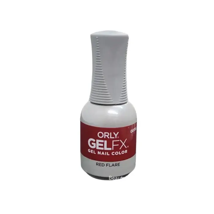 Orly, Gelfx, Creme, Semi-Permanent Nail Polish, Red Flare, 18 ml
