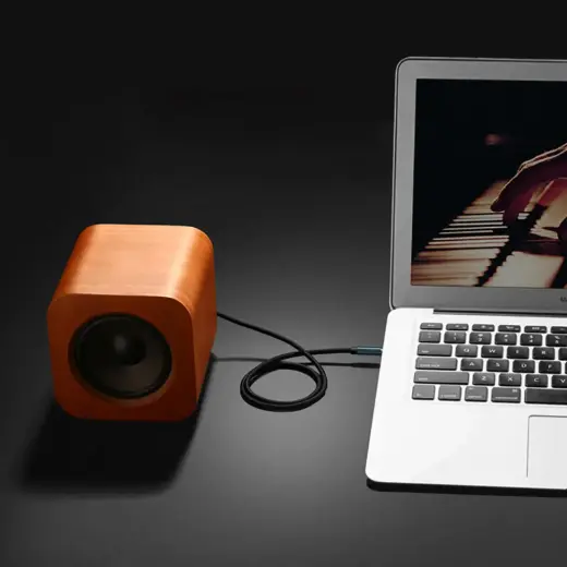 UGREEN AV112 Mini jack cable 3.5mm AUX 2m (black) Photo