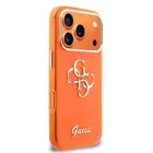 Guess IML 4G Script Metal Logo Case for iPhone 17 Pro Orange Foto 3