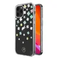 Kingxbar Lucky Series case decorated with original Swarovski crystals iPhone 12 mini transparent (Clover) Photo