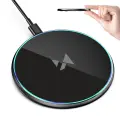 Wozinsky WLI-01Y 15W Qi Inductive Charger with USB-C Cable - Black Foto 5