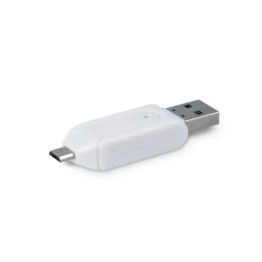Forever USB + Micro USB Karšu Lasītājs SD + MicroSD Balts Foto 3