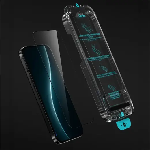 Benks Tempered glass Glass Warrior Sapphire Coating for Iphone 17|16 Pro black Foto 7