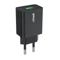 BWOO wall charger CDA249 5V 2,4A USB-A, black Foto 2