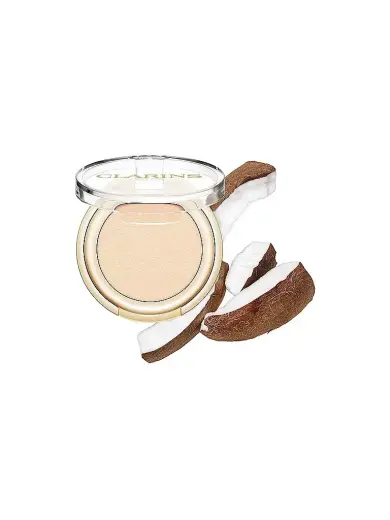 Clarins Ombre Skin Nude Primer-Infused Eyeshadow - Matte Satin + Pearlized Finishes 0.05 Oz. - Matte Ivory Foto 7