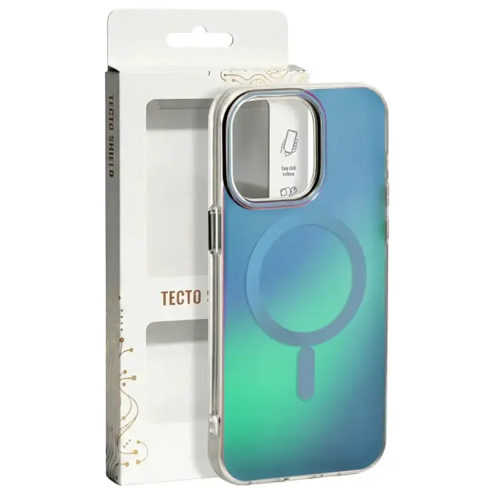 Tecto Shield Aurora maciņš telefonam iPhone 16 Pro Max zils