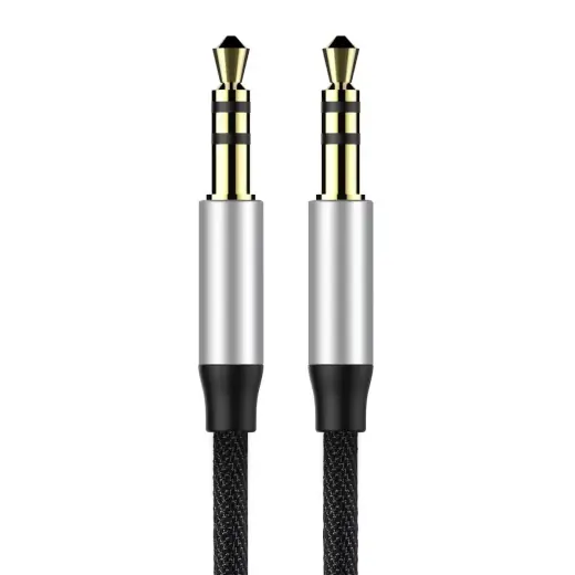 Baseus CAM30-CS1 Premium AUX Cable 3.5 mm -> 3.5 mm 1.5m Grey Photo