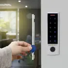 Qoltec Code lock PROTEUS with fingerprint reader | RFID | Code | Card | key fob | Doorbell | IP68 | EM Foto 6