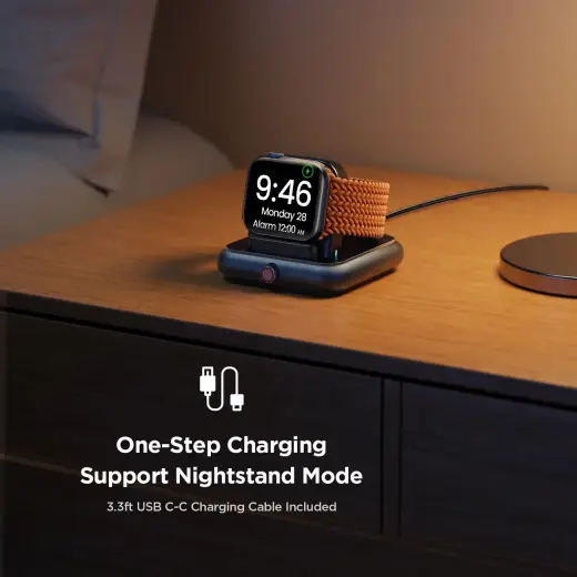 Joyroom JR-WQW03 wireless charger for Apple Watch smartwatches - black Фото num
