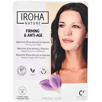 Iroha Nature Firming y Anti-Age Backuchiol y Peptides Firming Face Mask 2