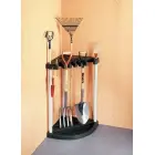 Garden Tool Holder Corner Tool Rack black — Photo 2