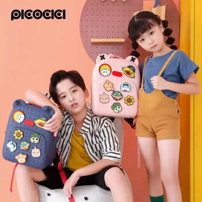 PICOCICI Travel Backpack k33 pink Photo