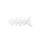 Fish-shaped headphone cable wrap - white Foto 2
