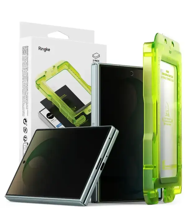 Ringke Cover Display Easy Slide 360 tempered glass for phone Samsung Galaxy Z Fold 8 (F971) (privacy effect) (2 pcs.)