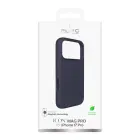 Pure Icon Mag Pro Liquid Silicone Case for iPhone 17 Pro, MagSafe Compatible, with Camera Protection and Aluminum Buttons - Dark Blue — Photo 2