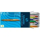 Lodīšu pildspalva SCHNEIDER ICY COLOURS K20, asorti caurspīdīgs korpuss, zila Photo