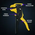 Qoltec Automatic wire stripper with cutter 2in1| 0.5-6mm Foto 3