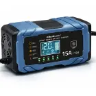 Qoltec Intelligent microprocessor charger 12V 15A | Rectifier with repair function | AGM GEL LiFePO4 | 9-stage charging  Photo